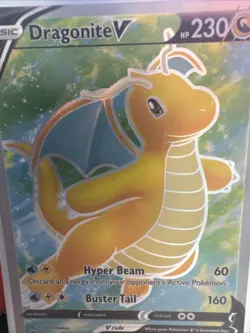 Pokemon TCG Dragonite v Full Art Card Pokemon Go 076/078 - Image 2