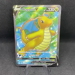 Pokemon Dragonite V 076/078 Full Art Ultra Rare Pokemon GO NM Unplayed - Image 2