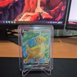 Pokemon TCG Dragonite V (Full Art) Pokemon Go 076/078 Holo Ultra Rare - Image 1