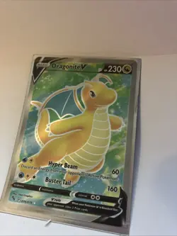 Pokemon TCG Dragonite Full Art Pokemon Go Card 076/078 - Image 1