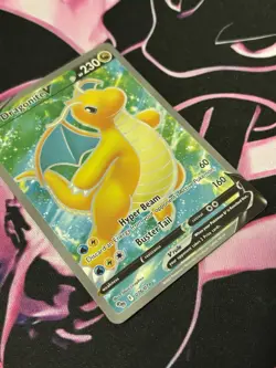 Dragonite V 076/078 Pokemon Go Full Art NM Pokemon Card Ultra Rare - Image 5