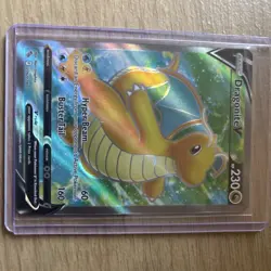 Pokemon TCG Dragonite v Full Art Card Pokemon Go 076/078 - Image 2