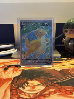 Dragonite V (Full Art) 076/078 Pokemon Go Ultra Rare Holo - Image 1