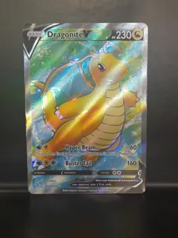 Pokemon Dragonite V 076/078 Pokemon GO Full Art Ultra Rare NM - Image 1