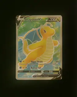 Dragonite V 076/078 Pokemon Go NM Full Art Rare Pokemon TCG - Image 2