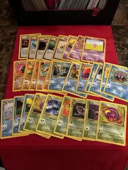 Pokemon Fossil Vintage Card Lot - mostly NM/LP - Image 1