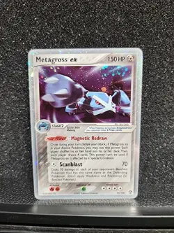 Pokemon Metagross EX Ultra Rare Holo Power Keepers 95/108 Card English - Image 1