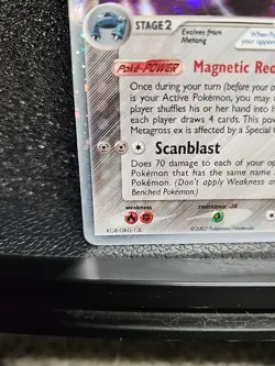 Pokemon Metagross EX Ultra Rare Holo Power Keepers 95/108 Card English - Image 5