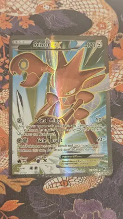 Scizor EX 119/122 Breakpoint Full Art Ultra Rare Pokemon Card NM - Image 2