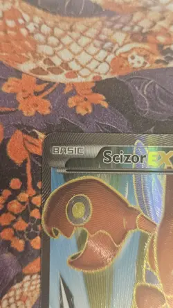 Scizor EX 119/122 Breakpoint Full Art Ultra Rare Pokemon Card NM - Image 3