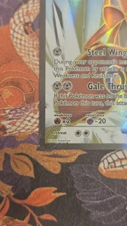 Scizor EX 119/122 Breakpoint Full Art Ultra Rare Pokemon Card NM - Image 4