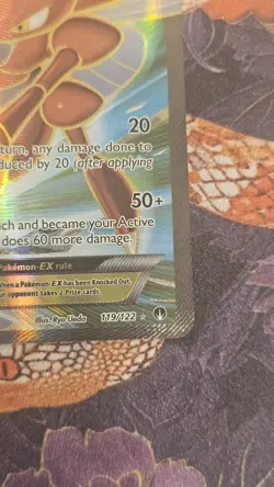 Scizor EX 119/122 Breakpoint Full Art Ultra Rare Pokemon Card NM - Image 5