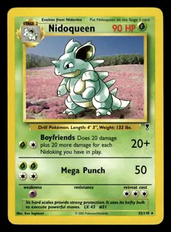 Nidoqueen 32/110 Rare Legendary Collection Pokemon Card - Image 1