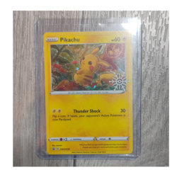 Pokemon Pikachu SWSH153 Sword & Shield Promo Stamped Holo Card 60 HP - Image 1