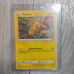 Pokemon Pikachu SWSH153 Sword & Shield Promo Stamped Holo Card 60 HP - Image 2