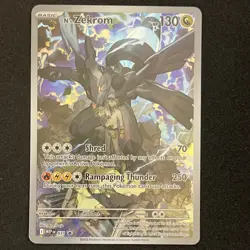 N's Zekrom 031 ME: Mega Evolution Black Star Promo Pokemon Card - Image 1