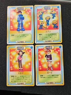 Megaman Legends Rockman Dash Kellog Cereal Japan Cards Set Roll Tron Bonne Kobun - Image 1