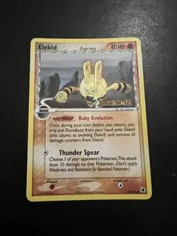 ELEKID Holo 48/101 COMMON EX Dragon Frontiers 2006 Stamped Pokemon Card LP+ - Image 2