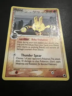 ELEKID Holo 48/101 COMMON EX Dragon Frontiers 2006 Stamped Pokemon Card LP+ - Image 4