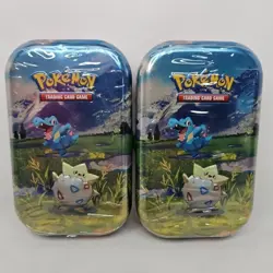 Pokemon Ascended Heroes Mega Evolution Mini Tins Lot of 2 Brand New Sealed TCG - Image 1