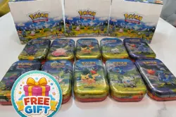💥Pokemon TCG - Ascended Heroes - 2 FULL SETS of mini tins(10) + FREE GIFT🎁 - Image 1