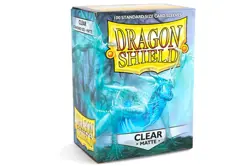 Dragon Shield Matte Clear 100 Protective Sleeves 5706569110017 - Image 1