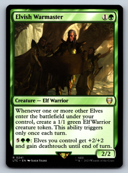 Elvish Warmaster - Lord of the Rings Commander - MTG - Image 1
