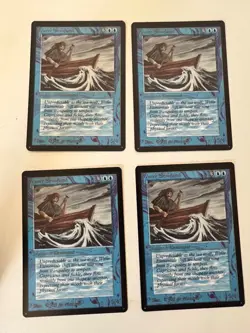 Magic the Gathering MTG Water Elemental Beta NM Playset (4) (Beta Bob) - Image 1