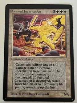 Magic the Gathering MTG Beta Personal Incarnation NM- (Beta Bob) - Image 1