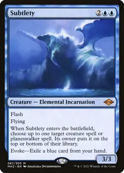 MTG Subtlety, Modern Horizon 2 #067, Creature, Excellent Condition MTG - Image 1