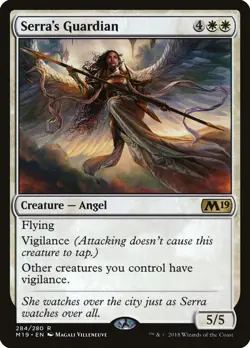 Serra's Guardian Core Set 2019 MTG NM - Image 1