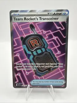 Team Rocket’s Transceiver 263/217 Ascended Heroes Ultra Rare Full Art Pokemon NM - Image 1