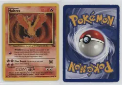 Moltres Pokemon Fossil #27 1999 - Image 3