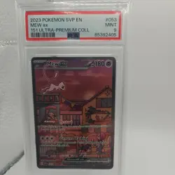 2023 POKEMON SVP PROMO 151 ULTRA-PREMIUM COLLECTION #053 MEW EX PSA 9 MINT - Image 1