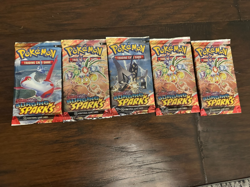 Pokemon TCG Surging Sparks Booster 5 pack - Image 1