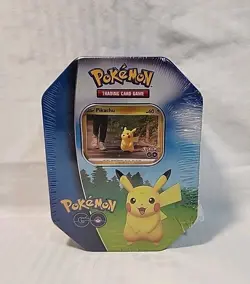 Pokemon TCG: Sword & Shield Pokemon GO Tin Pikachu - New - Sealed 820650851520 - Image 1