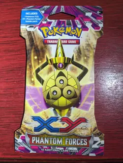 Pokemon TCG XY Phantom Forces Booster Pack SLEEVED rare, BRAND NEW SEALED (2014) - Image 1