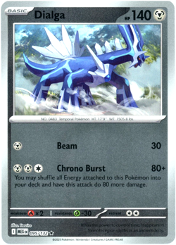 Dialga (Reverse Holo) 095/132 - Mega Evolution - Pokemon - NM/M English - Image 1