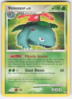 Venusaur 20/132 NON-Holo Rare Secret Wonders Pokemon MP - Image 1