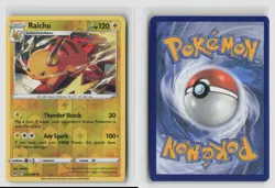 Raichu #053/196 Swsh11 Lost Origin Rare Reverse Holo Pokemon TCG NM - Image 3