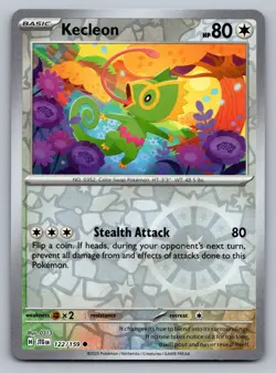 Pokemon TCG SV09: Journey Together Kecleon 122/159 Reverse Holo - Image 1
