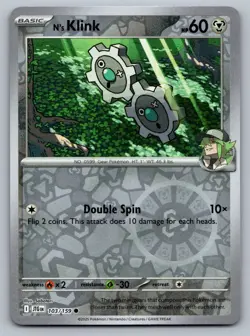 Pokemon TCG SV09: Journey Together N's Klink 103/159 Reverse Holo - Image 1