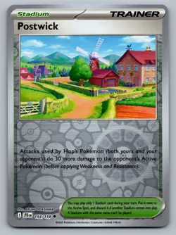 Pokemon TCG SV09: Journey Together Postwick 154/159 Reverse Holo - Image 1