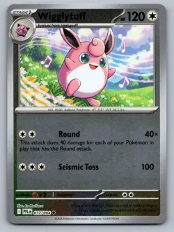 Pokemon TCG ME02: Phantasmal Flames Wigglytuff 077/094 Reverse Holo - Image 1