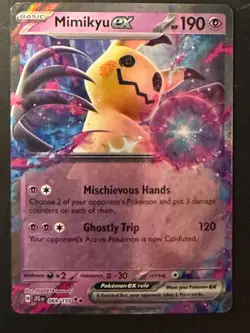 Mimikyu ex 069/159 Journey Together Double Rare Pokemon TCG NM/M - Image 1