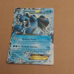 Pokemon Seismitoad EX Ultra Rare Holo XY Furious Fists 20/111 180 HP English - Image 2
