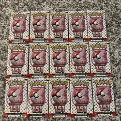 Pokemon TCG 151 Booster Pack Lot x20 Factory Sealed Packs ENGLISH SNV - Image 1
