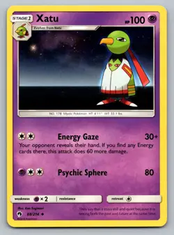 Pokemon TCG SM - Lost Thunder Xatu 88/214 - Image 1