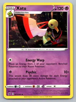Pokemon TCG SWSH02: Rebel Clash Xatu 077/192 - Image 1