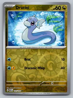 Pokemon TCG SV: Scarlet & Violet 151 Dratini 147/165 Reverse Holo - Image 1